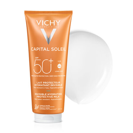 Lapte hidratant cu SPF 50+ Capital Soleil, 300 ml, Vichy 555635