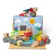 Set de constructie din lemn, Vehicule, +2 ani, 54 piese, Melissa & Doug 785524
