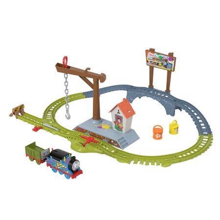 Set de joaca Locomotiva motorizata Thomas livreaza vopseaua, 3 ani+, Thomas and Friends 785566