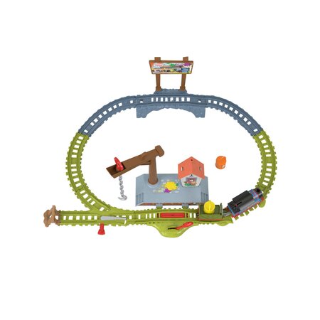 Set de joaca Locomotiva motorizata Thomas livreaza vopseaua, 3 ani+, Thomas and Friends 785568