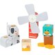 Set de constructie din lemn, Prietenii de la Ferma, +2 ani, 16 piese, Melissa & Doug 785558