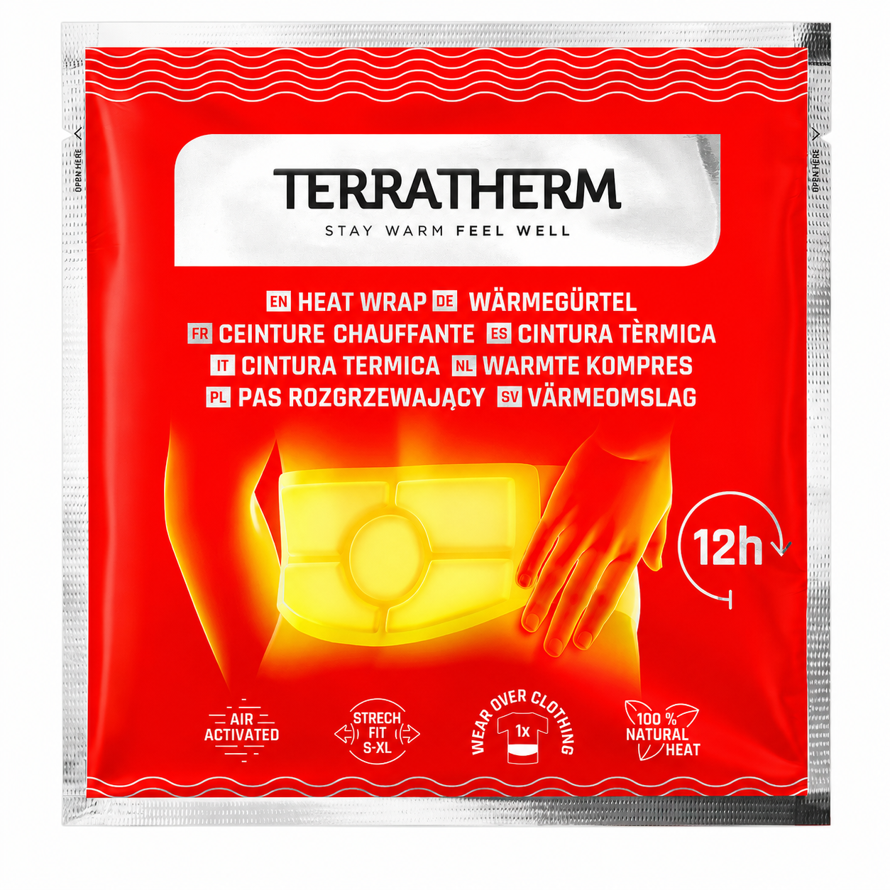 Centura termica cu incalzire 100% naturala Heating Belt, 1 bucata, Terratherm