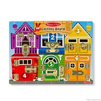 Set de invatare Placa din lemn cu zavoare, +3 ani, 1 bucata, Melissa & Doug