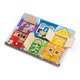 Set de invatare Placa din lemn cu zavoare, +3 ani, 1 bucata, Melissa & Doug 785589