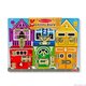 Set de invatare Placa din lemn cu zavoare, +3 ani, 1 bucata, Melissa & Doug 785588