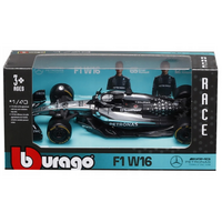 Macheta F11 Mercedes-AMG, 1:43, George Russell, 3 ani+, Bburago