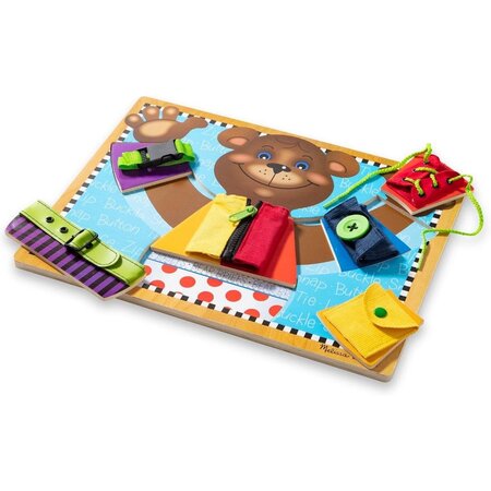 Set de joaca din lemn, Abilitati de baza, +3 ani, 1 bucata, Melissa & Doug 785663
