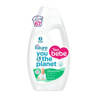 Detergent gel concentrat de rufe pentru bebelusi, Aloe, 2.7 litri, Future