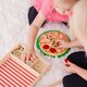 Set de joaca din lemn, Petrecere cu Pizza, + 3 ani, 6074863, Melissa & Doug 785692