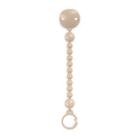 Lantisor din silicon pentru suzeta Colour Essence, Beige, 0 luni+, Suavinex
