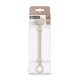 Lantisor din silicon pentru suzeta Colour Essence, Beige, 0 luni+, Suavinex 785715