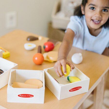 Set de joaca din lemn, Produse Alimentare, +2 ani, 21 piese, Melissa & Doug 785721