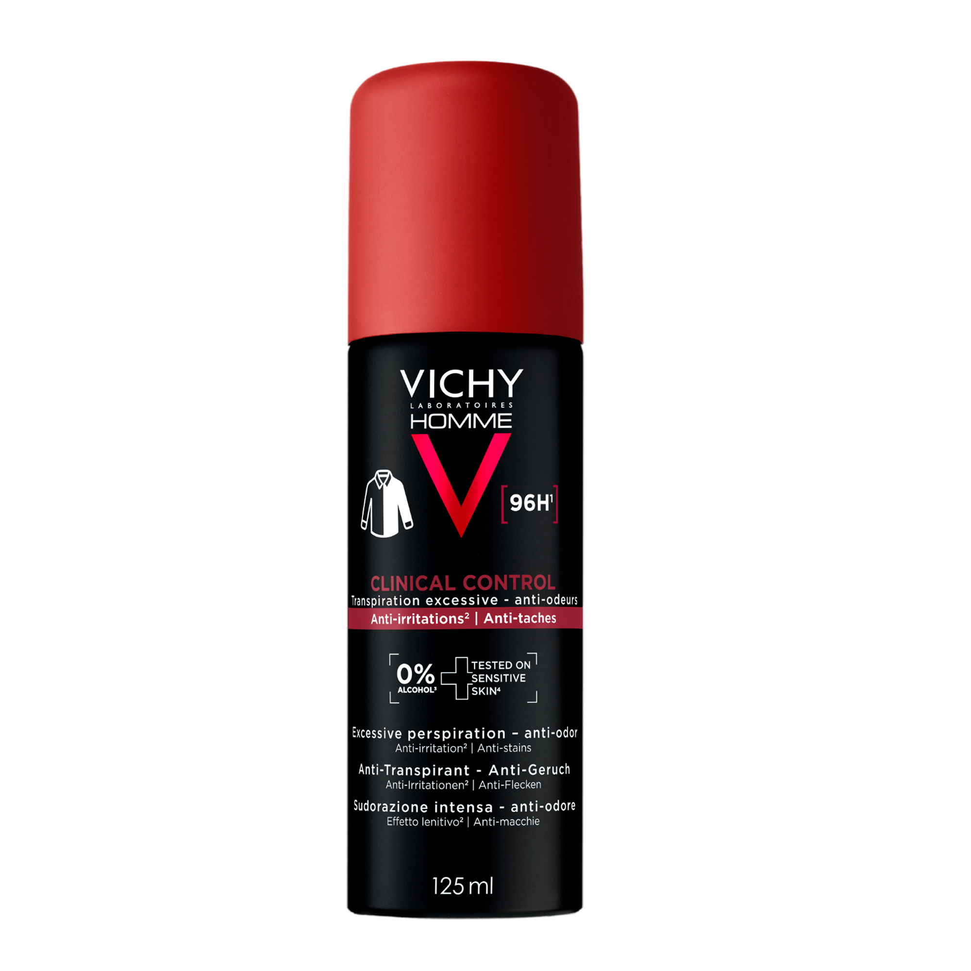 Deodorant spray antiperspirant pentru barbati Clinical Control, 125 ml, Vichy