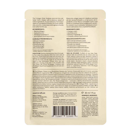 Masca de fata hidratanta cu colagen, 30 ml, 21Collagen 785784
