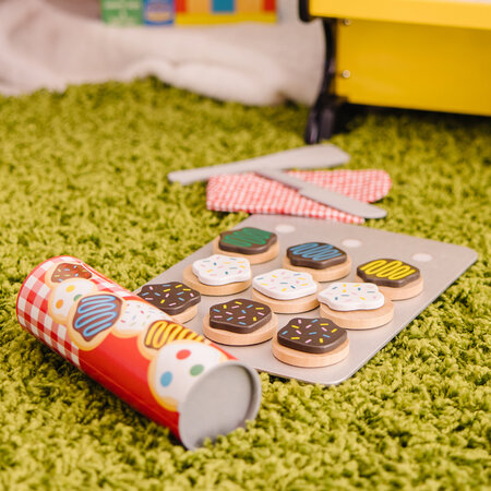 Set de joaca din lemn, Fursecuri, +3 ani, 29 piese, Melissa & Doug 785799