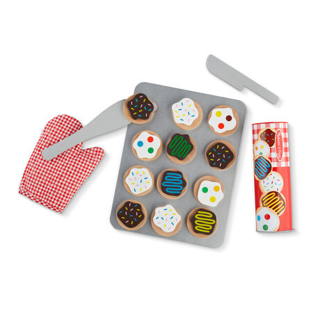 Set de joaca din lemn, Fursecuri, +3 ani, 29 piese, Melissa & Doug 785798