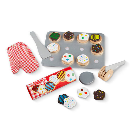 Set de joaca din lemn, Fursecuri, +3 ani, 29 piese, Melissa & Doug 785792