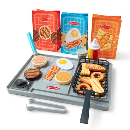 Set de joaca gratar cu schimbarea culorii, Water Wow, +3 ani, 27 piese, Melissa & Doug 785817