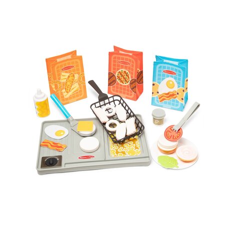 Set de joaca gratar cu schimbarea culorii, Water Wow, +3 ani, 27 piese, Melissa & Doug 785816