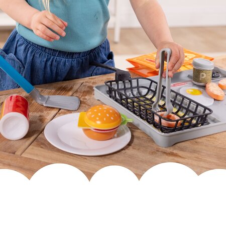 Set de joaca gratar cu schimbarea culorii, Water Wow, +3 ani, 27 piese, Melissa & Doug 785813