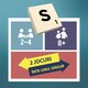 Joc Scrabble 2 in 1 din lemn in Limba Romana, MTJLJ65, Mattel 785825