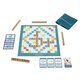 Joc Scrabble 2 in 1 din lemn in Limba Romana, MTJLJ65, Mattel 785822