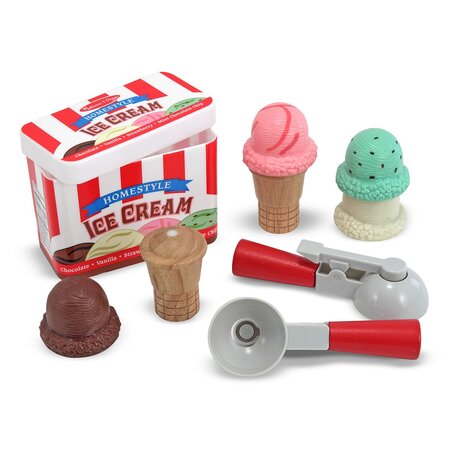 Set de joaca magnetic, Cornet cu inghetata, +3 ani, 8 piese, Melissa & Doug 785847