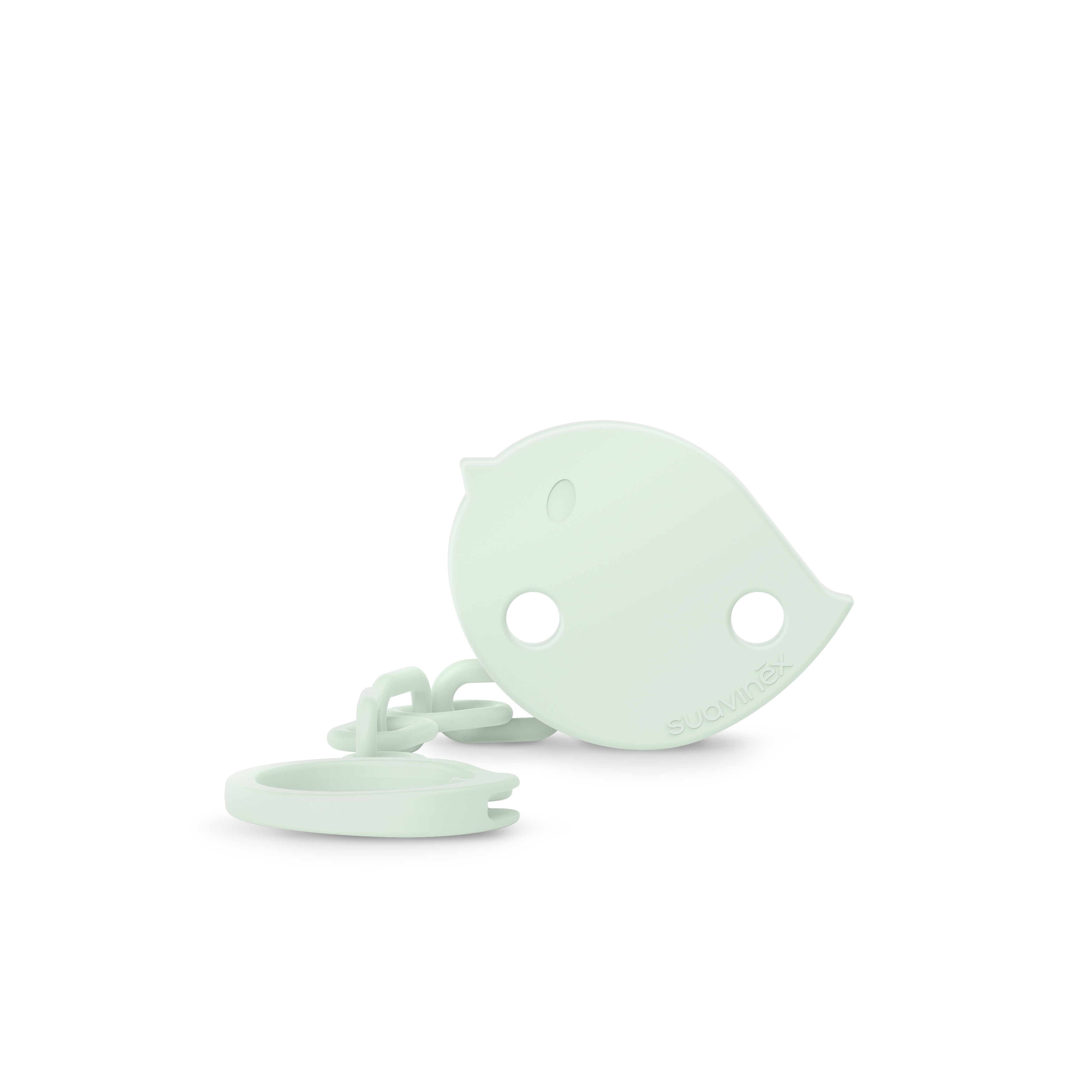 Lantisor pentru suzeta Birdies, Pasare menta, 0 luni+, Suavinex
