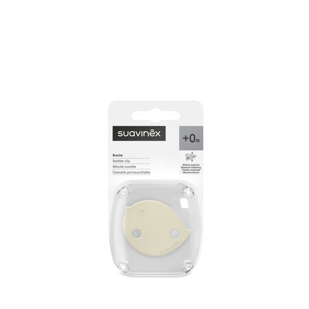 Lantisor pentru suzeta Birdies, Pasare vanilie, 0 luni+, Suavinex 785861