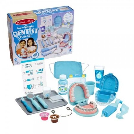 Set de joaca Super Smile, la Dentist, +3 ani, 25 piese, Melissa & Doug 785899