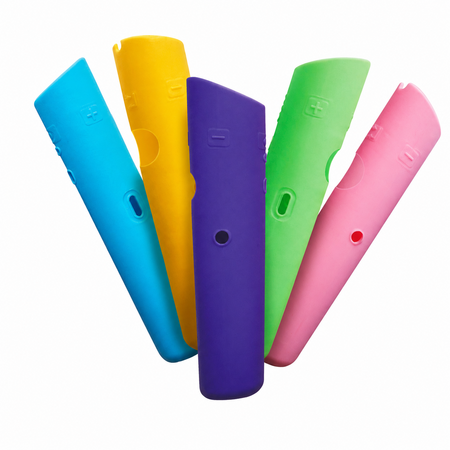 Husa din silicon pentru protectia Creionului Interactiv 2.0, Mov, 1 bucata, Raspundel Istetel 785920