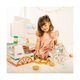 Set de joaca din lemn, Masa de facut pizza, +3 ani, 41 piese, Melissa and Doug 785943