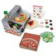 Set de joaca din lemn, Masa de facut pizza, +3 ani, 41 piese, Melissa and Doug 785942