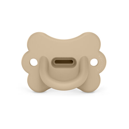 Suzeta fiziologica din silicon SX Pro Colour Essence, Butterfly Beige, 6-18 luni, Suavinex 785996