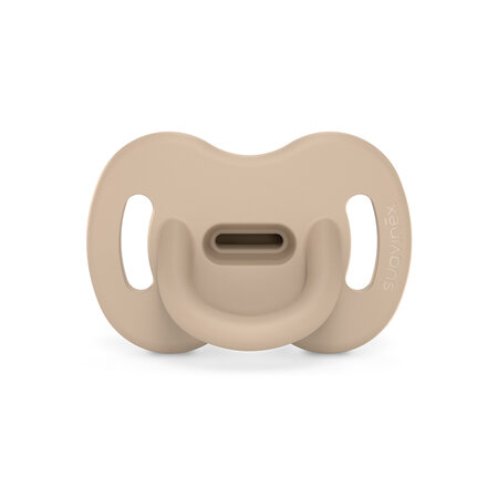 Suzeta fiziologica din silicon SX Pro Colour Essence, Beige, 6-18 luni, Suavinex 786008