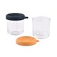 Set cu 2 recipiente din sticla, Night Blue/Honey, 2x250 ml, Beaba 786044