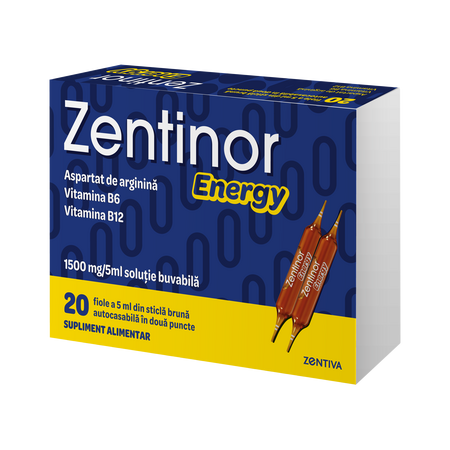 Zenitor Energy, 20 fiole buvabile x 5 ml, Zentiva 786092