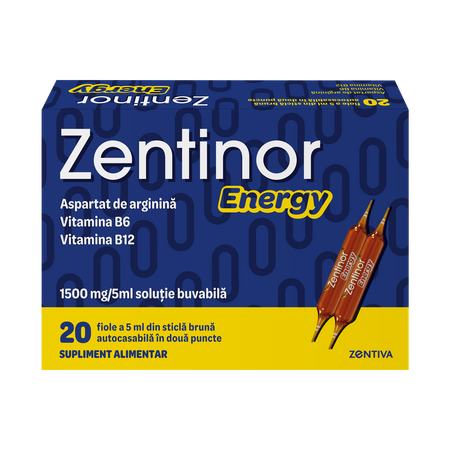 Zenitor Energy, 20 fiole buvabile x 5 ml, Zentiva 786093