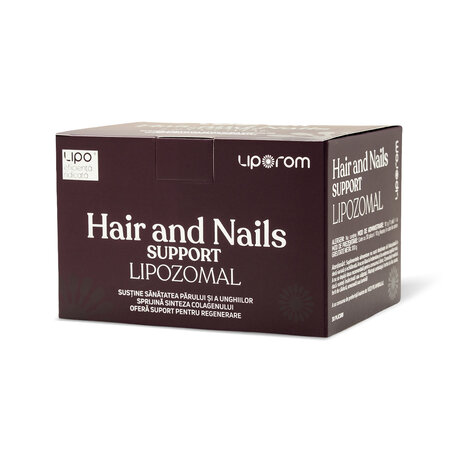 Hair & Nails Support Lipozomal, 30 plicuri, Liporom 786103