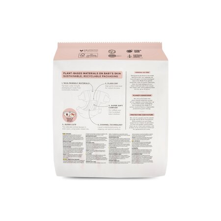 Scutece hipoalergenice Eco, Marimea 7, 17kg+, 22 bucati, Kit&Kin 786122