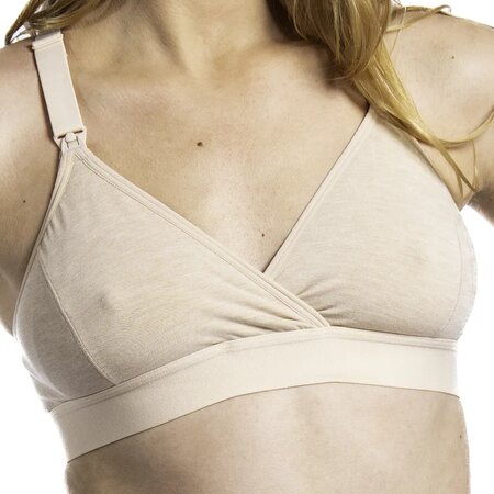 Bustiera pentru alaptare, Marime 38, Nude, 1 bucata, Norseli 786385