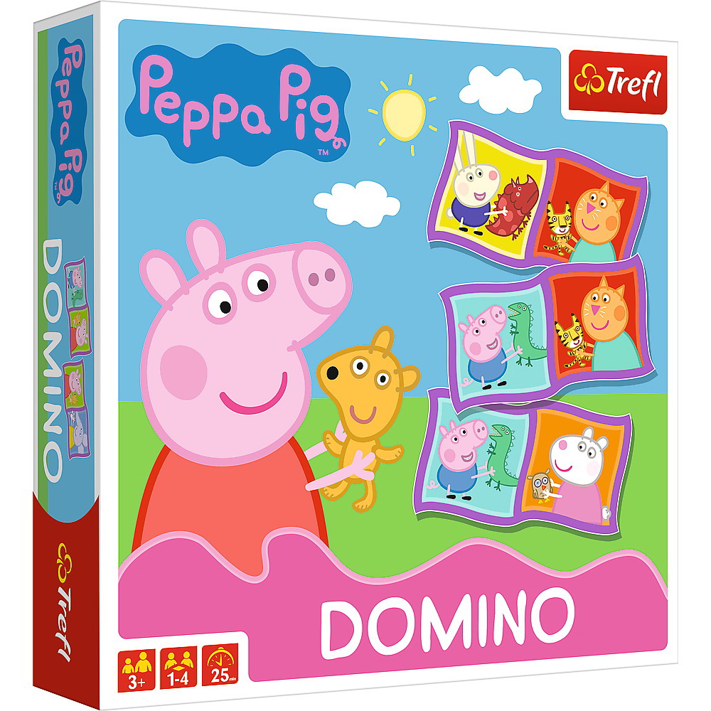 Joc Domino Peppa Pig, 3+ ani, Trefl