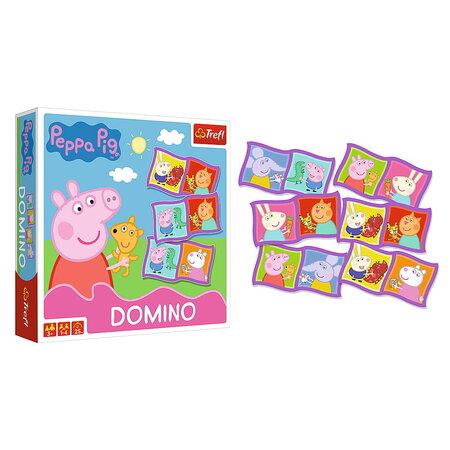 Joc Domino Peppa Pig, 3+ ani, Trefl 786415