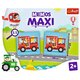 Joc cu vehicule Memos Maxi, 2 ani+, Trefl 786434