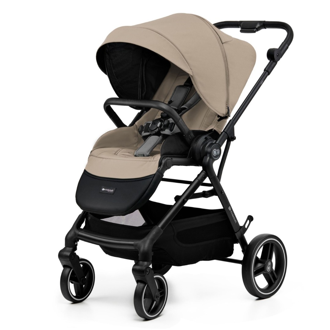 Carucior Kinderkraft YOXI Sand Beige pentru plimbari zilnice