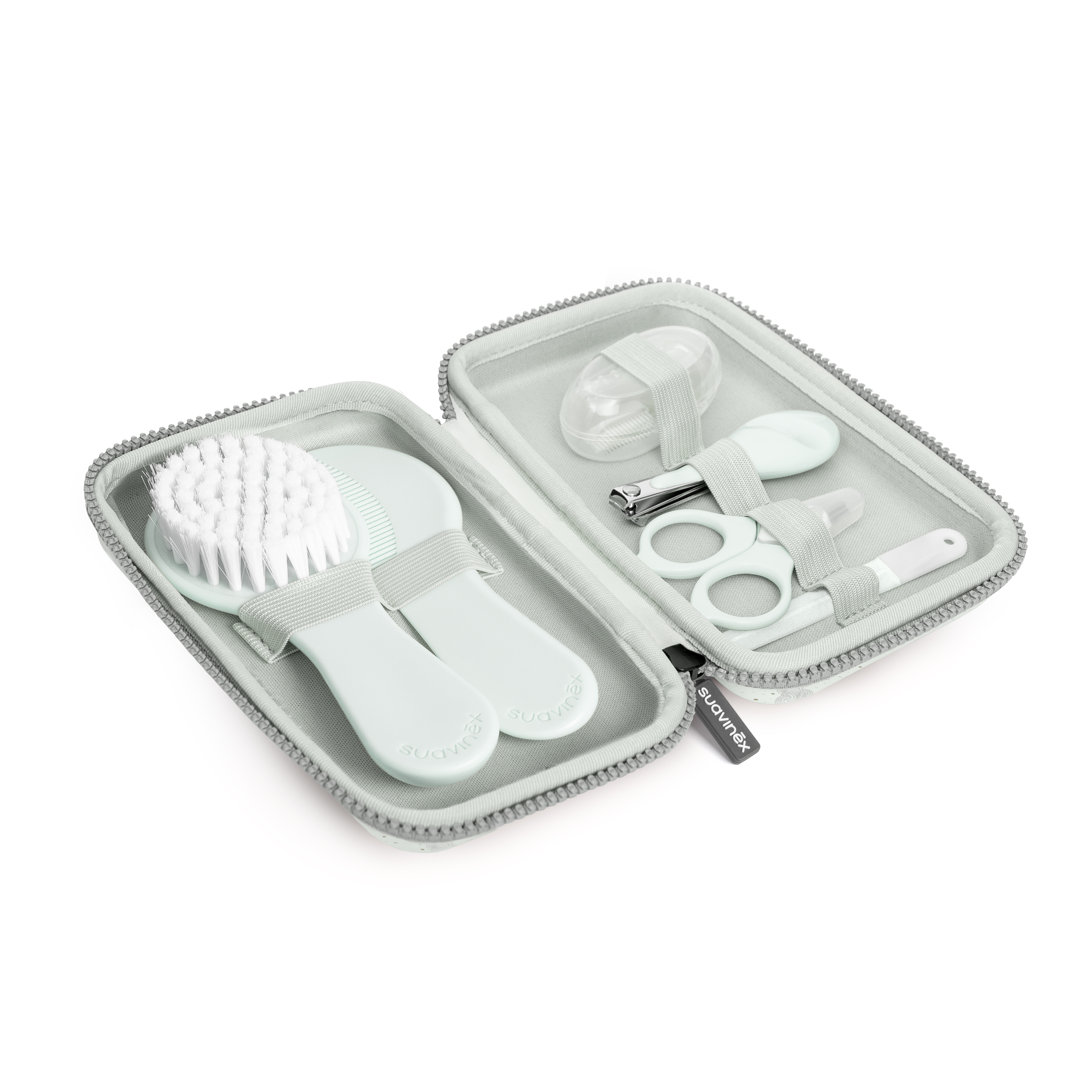 Set de ingrijire pentru bebelusi Birdies, Verde, 0 luni+, Suavinex