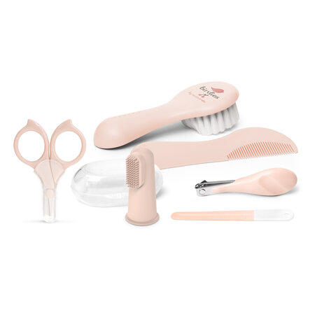 Set de ingrijire pentru bebelusi Birdies, Roz, 0 luni+, Suavinex 786613