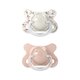 Suzeta fiziologica Sx Pro Mini Birdies, Roz, 0-2 luni, 2 buc, Suavinex 786695
