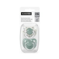 Suzeta anatomica SX Pro Birdies, Menta, 18 luni+, 2 buc, Suavinex