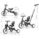 Tricicleta 5 in 1 Optimus Max, Gri, +1 an, Milly Mally 786864